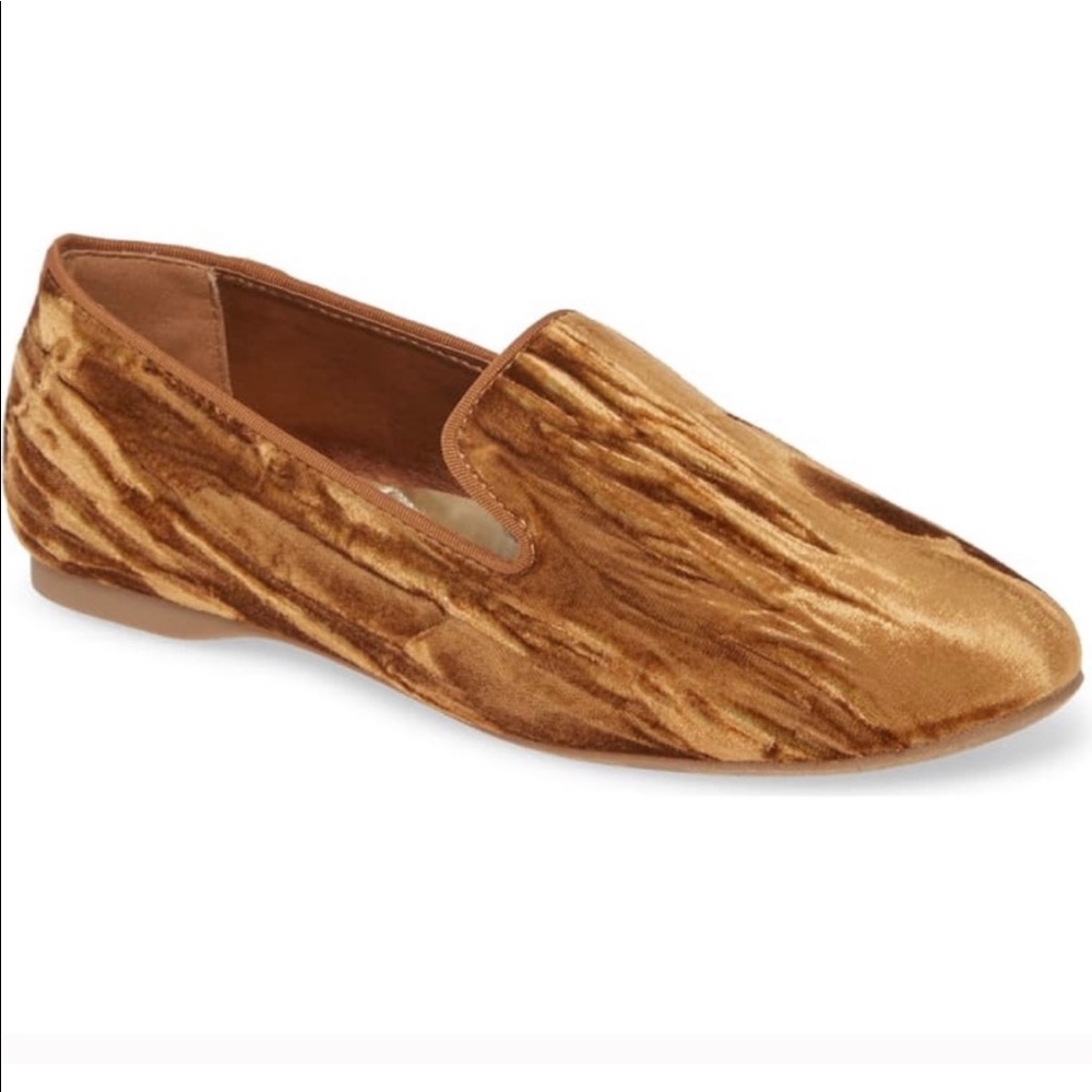 Birdies Velvet Heron Loafers - Amber Size 6